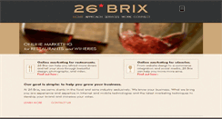 Desktop Screenshot of 26-brix.com